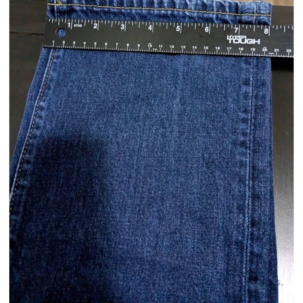 Abercrombie & Fitch Mens Classic Straight Cotton Jeans 32 x34 Dark Wash Indigo‎